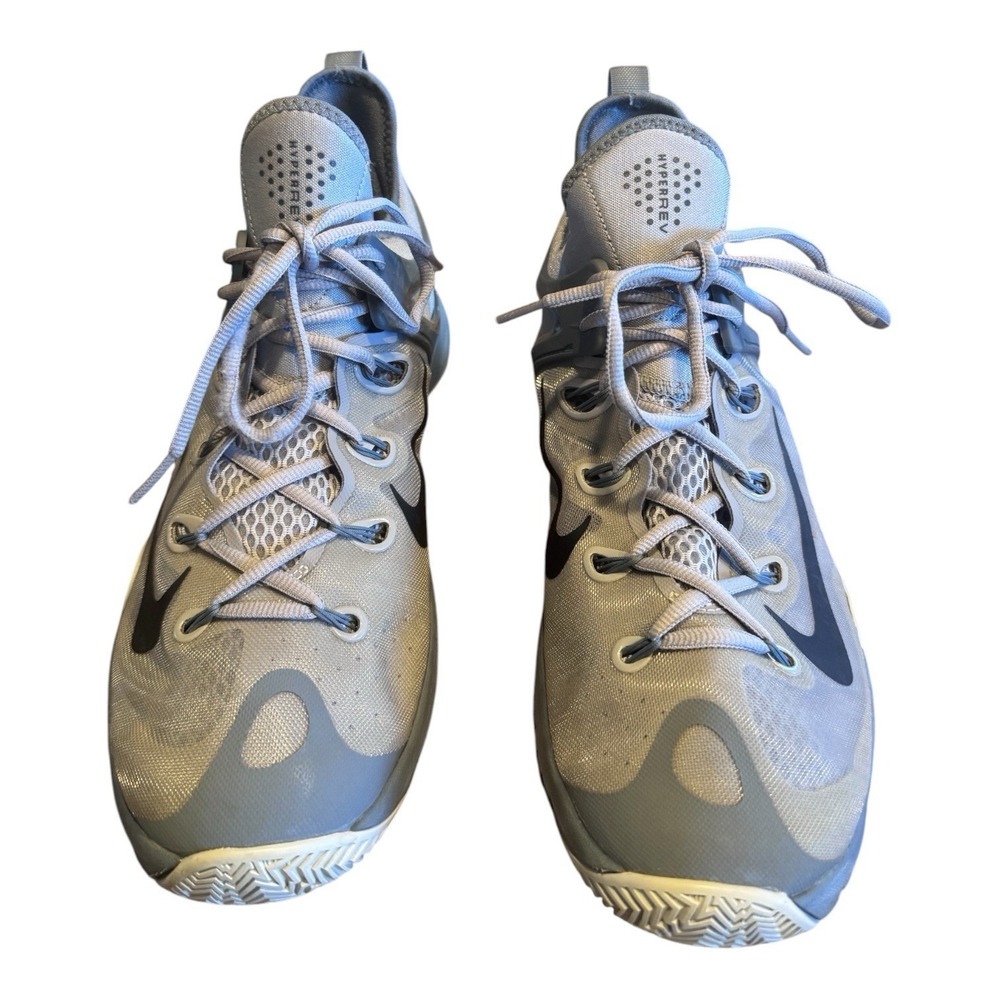 Nike Zoom Men's Sz 12 Zoom Hyperrev 2015 Mid-Top Basketball Shoes Wolf Grey Mesh
